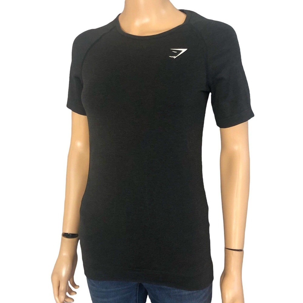 Gymshark Black Short Sleeve Crew Neck Tee